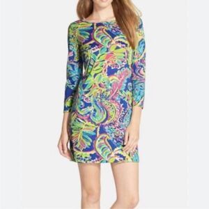 Lilly Pulitzer Marlowe T-Shirt Dress Toucan Print Tropical Coastal Size S